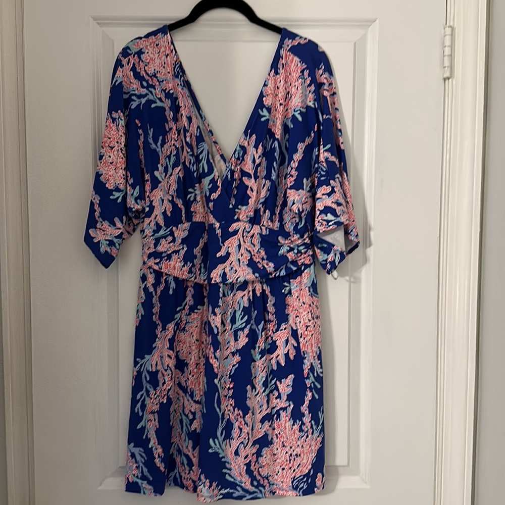 Lilly Pulitzer Parigi Skort Romper in Borealis Blue
